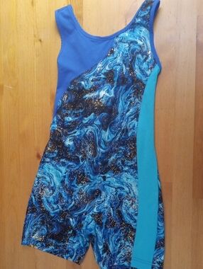 Danskin Now Royal Blue Athletic One-Piece